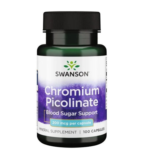 SWANSON Chromium Picolinate, 200 mcg (100 caps)