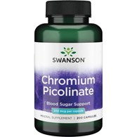 SWANSON Chromium Picolinate 200 mcg (200 kaps.)