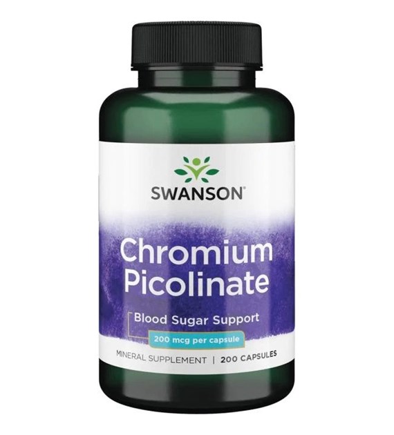 SWANSON Chromium Picolinate, 200 mcg (200 caps)