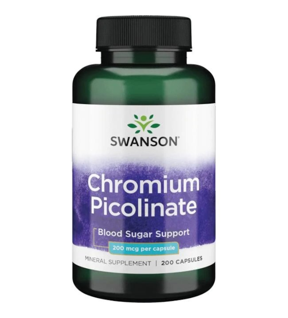 SWANSON Chromium Picolinate, 200 mcg (200 caps)