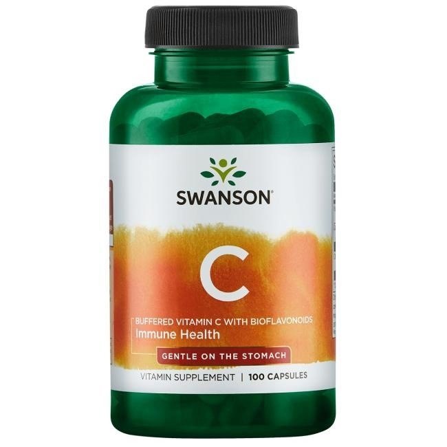 SWANSON Buffered Vitamin C with Bioflavonoids (100 caps)