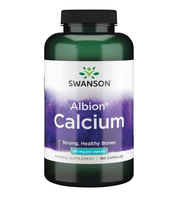 SWANSON Albion Chelat Wapnia (180 kaps.)