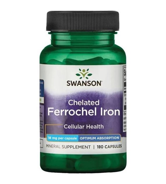 SWANSON Albion Ferrochel Iron, 18 mg (180 caps)