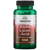 SWANSON Alpha Lipoic Acid, 600 mg (60 caps)