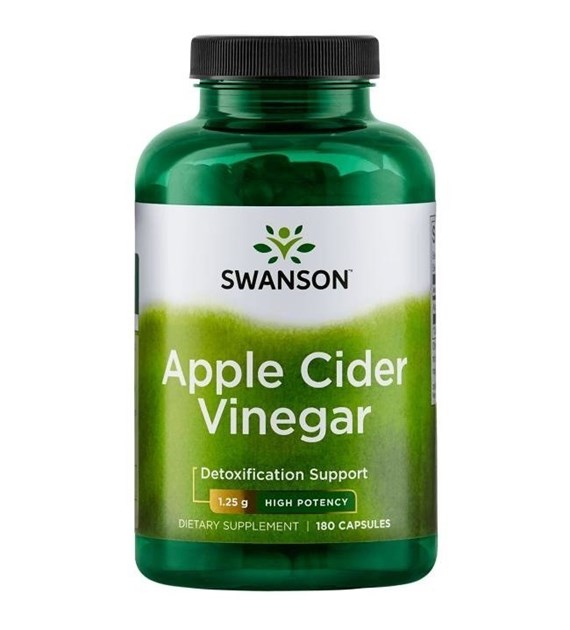SWANSON Apple Cider Vinegar, 1250 mg High Potency (180 caps)