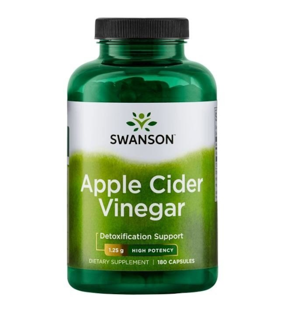 SWANSON Apple Cider Vinegar 625 mg (180 kaps.)