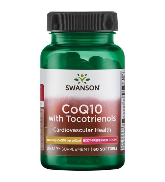 SWANSON CoQ10 100 mg with Tocotrienols 10 mg (60 kaps.)