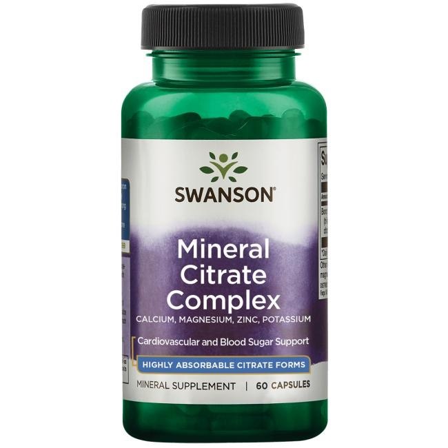 SWANSON Multi-Mineral Citrate Complex (60 kaps.)