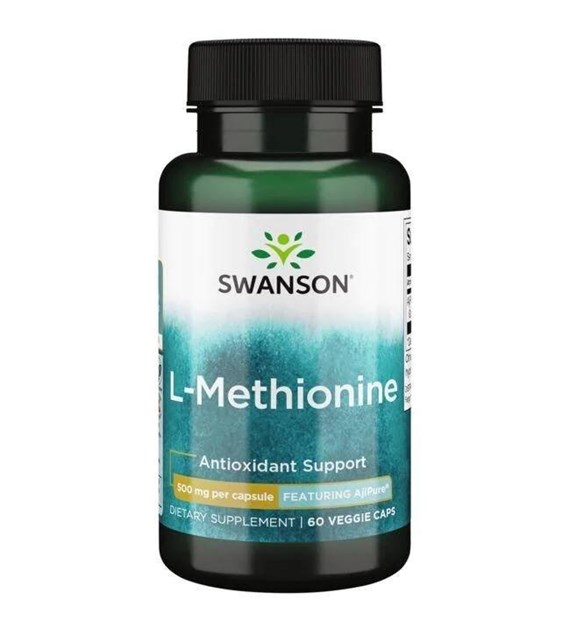SWANSON AjiPure L-Methionine, 500 mg (60 caps)