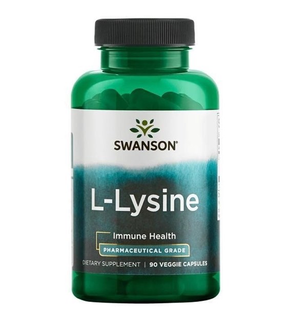 SWANSON AjiPure L-Lysine, 500 mg (90 vcaps)
