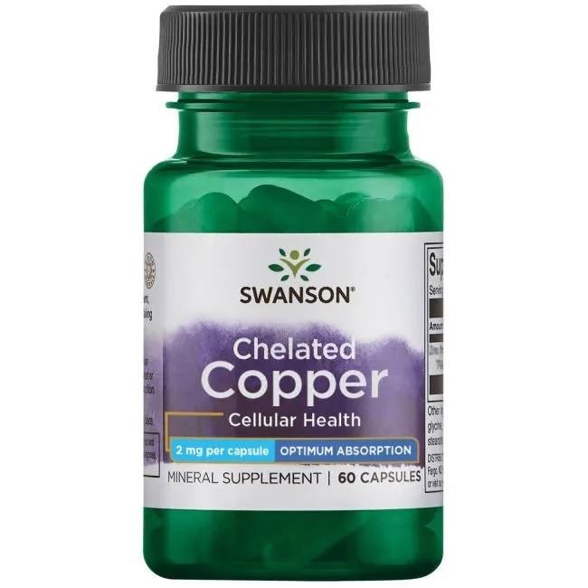 SWANSON Albion Chelat Miedzi 2mg (60 kaps.)