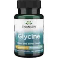 SWANSON AjiPure Glycine, 500 mg (60 vcaps)