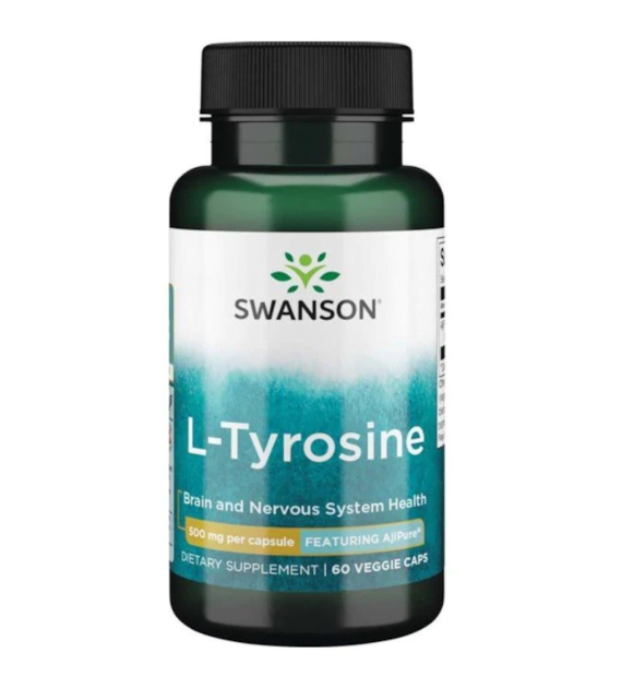 SWANSON AjiPure L-Tyrozyna 500 mg (60 kaps.)