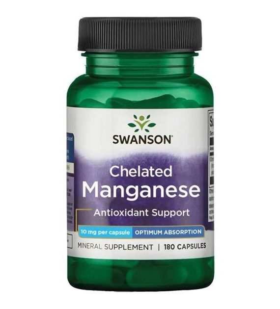 SWANSON Albion Chelated Manganese, 10 mg (180 caps)
