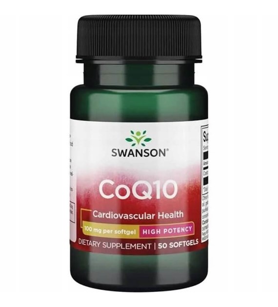 SWANSON CoQ10, 100 mg (50 sgels)