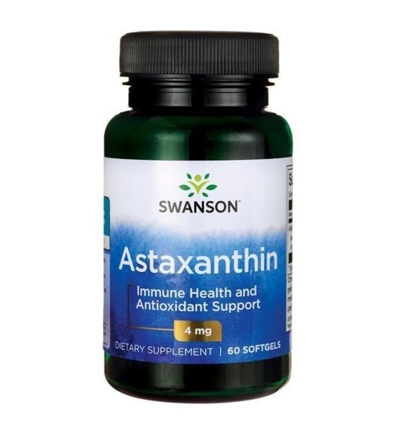SWANSON Astaxanthin, 4 mg (60 sgels)