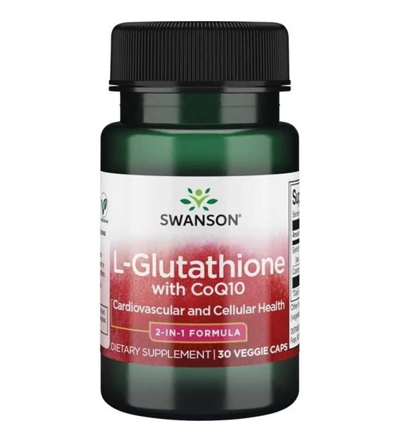 SWANSON L-glutathione + Coenzyme Q10 (30 caps)