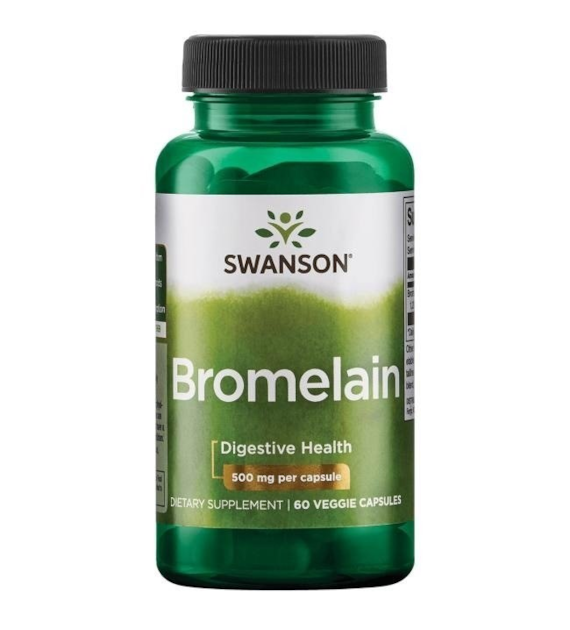 SWANSON Bromelina maksymalna moc (60 kaps.)
