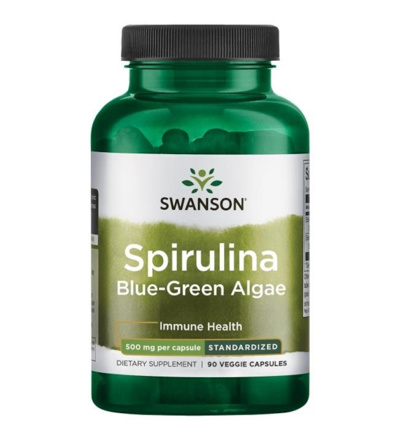 SWANSON Spirulina Blue-Green Algae (90 caps)