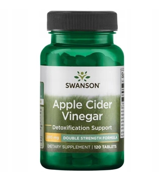 SWANSON Apple Cider Vinegar 200 mg (120 tabl.)