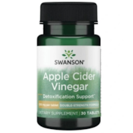 SWANSON Apple Cider Vinegar, 200 mg (30 tabs)