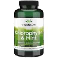 SWANSON Chlorophyllin & Mint (500 chewable tabs)