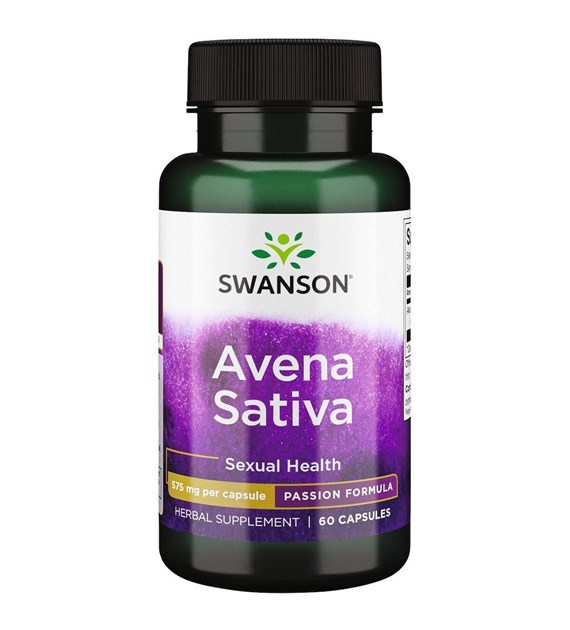 SWANSON Avena Sativa 575 mg (60 kaps.)