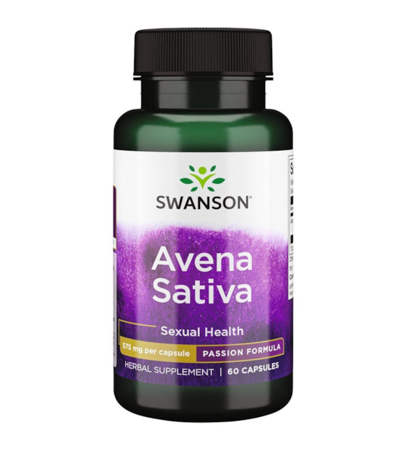 SWANSON Avena Sativa 575 mg - Owies zwyczajny (60 kaps.)