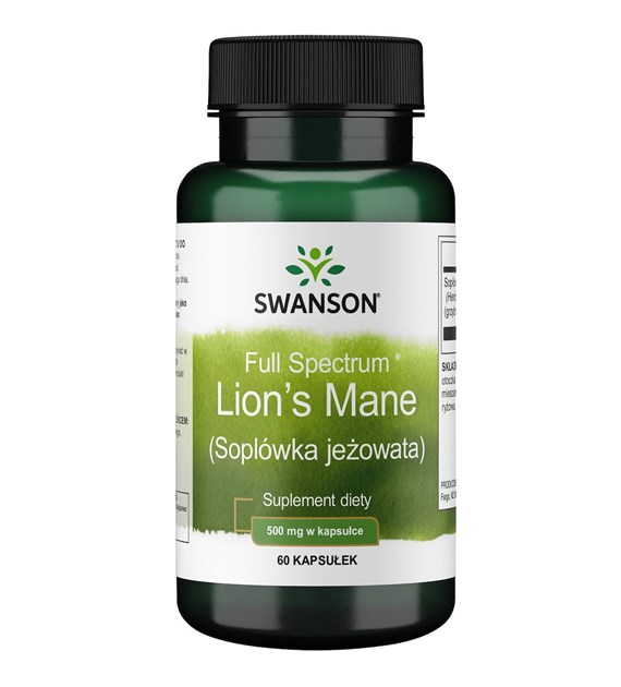 SWANSON Full Spectrum Lion's Mane Mushroom, 500 mg (60 caps)