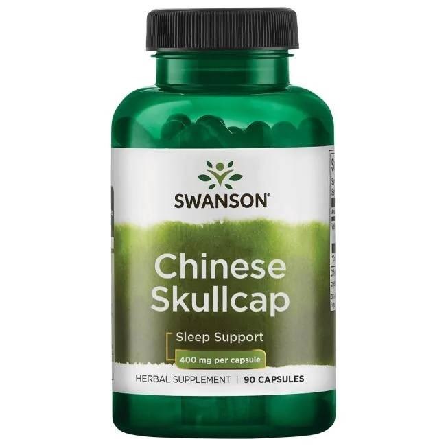 SWANSON Chinese Skullcap - Tarczyca Bajkalska (90 kaps.)