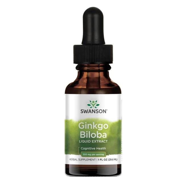 SWANSON Ginkgo Biloba liquid ekstrakt (29,6ml)