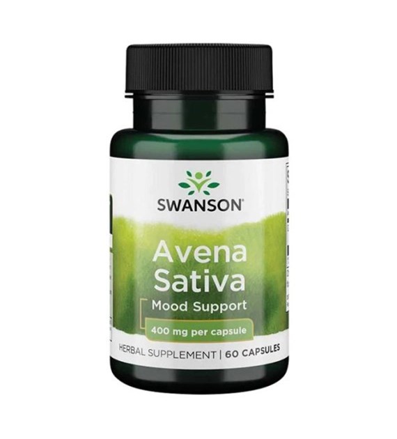 SWANSON Full Spectrum Avena Sativa (Green Oat Grass), 400 mg (60 caps)