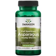 SWANSON Asparagus - Młode pędy szparagów (60 kaps.)