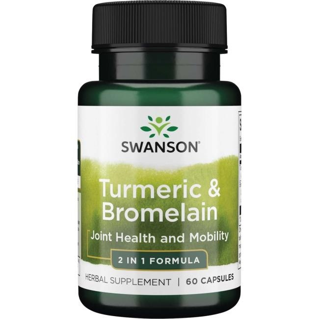 SWANSON Full Spectrum Turmeric & Bromelain (60 kaps.)