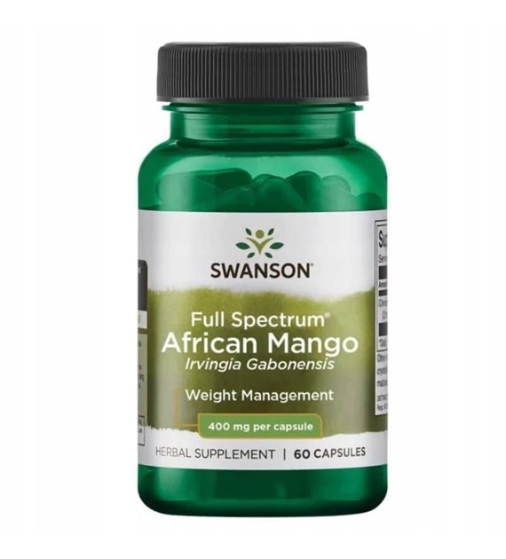 SWANSON Full Spectrum African Mango (Irvingia Gabonensis), 400 mg (60 caps)