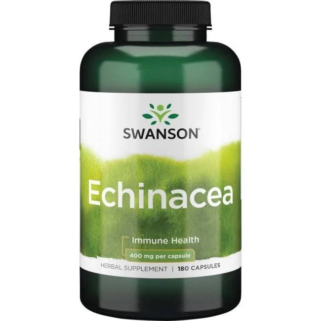 SWANSON Echinacea 400 mg (180 kaps.)