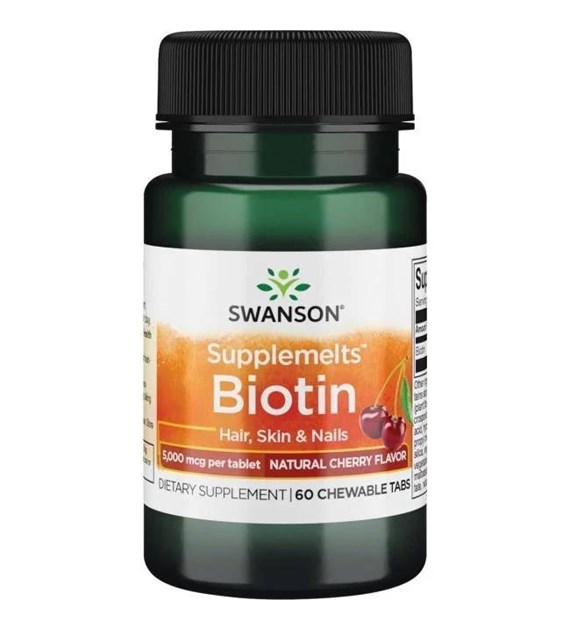 SWANSON Biotin (60 chewable tabs)