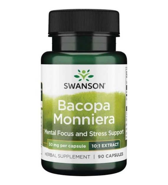 SWANSON Bacopa Monniera 10:1 Extract, 50 mg (90 caps)