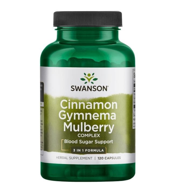 SWANSON Cinnamon Gymnema Mulberry Complex (120 caps)