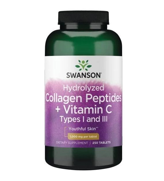 SWANSON Hydrolysed Collagen I and III + C (250 tabs)