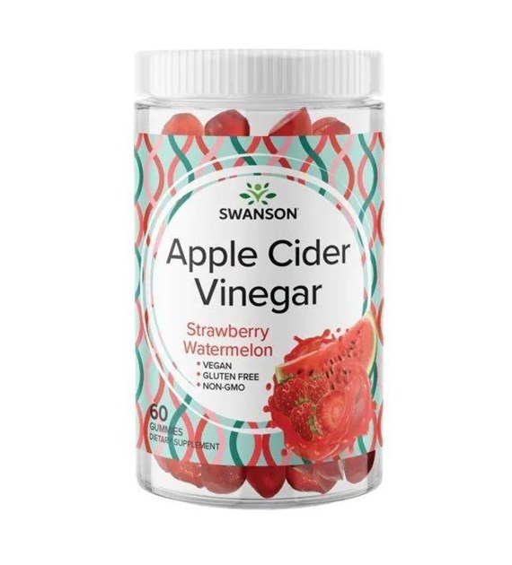 SWANSON Apple Cider Vinegar tru-arbuz (60 gumisiów)
