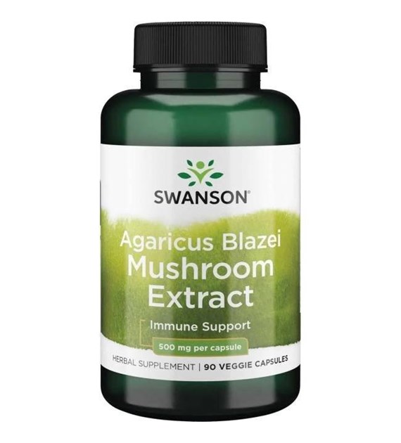 SWANSON Agaricus Blazei Mushroom Extract, 500mg (90 vcaps)