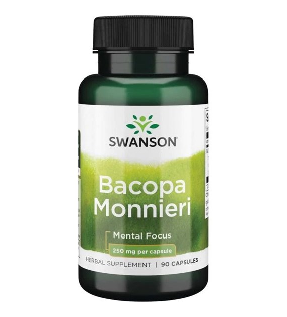 SWANSON Bacopa Monnieri, 250 mg (90 caps)