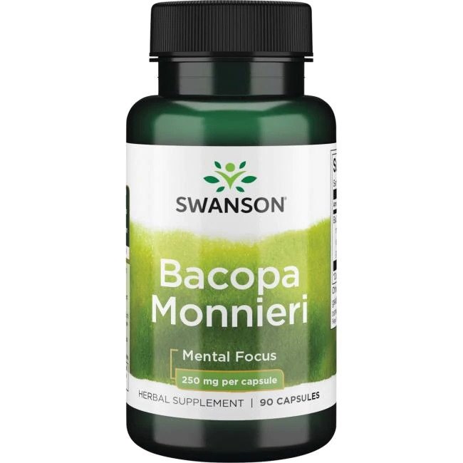 SWANSON Bacopa Monnieri 250 mg (90 kaps.)