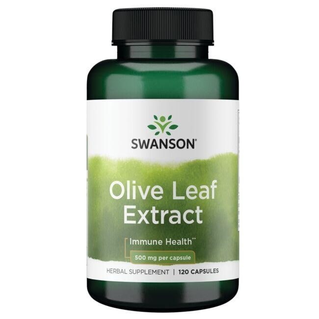 SWANSON Olive Leaf Extract 500 mg (120 kaps.)