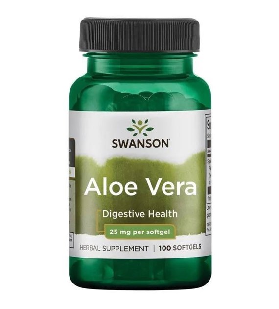 SWANSON Aloe Vera, 25 mg (100 sgels)