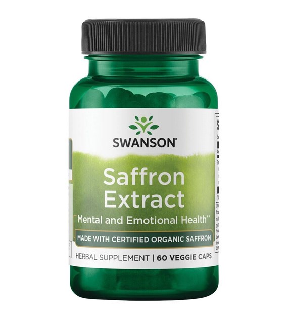 SWANSON Saffron Extract Szafran 30 mg (60 kaps.)