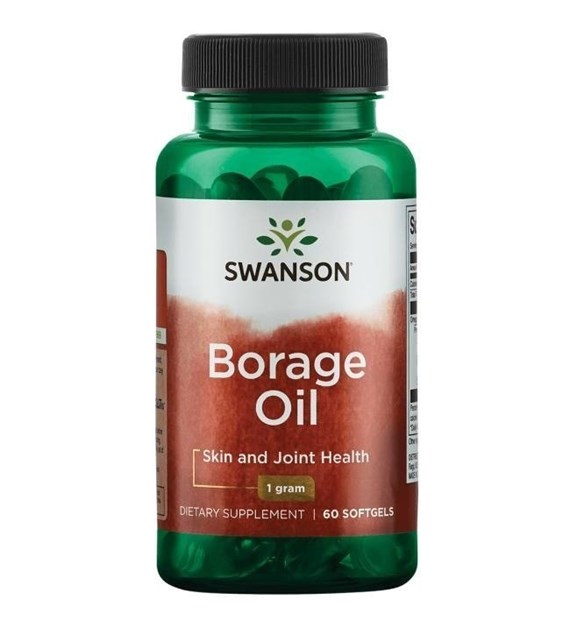 SWANSON Borage Oil, 1000 mg (60 sgels)