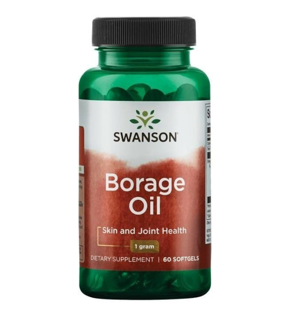 SWANSON Borage Oil, 1000 mg (60 sgels)