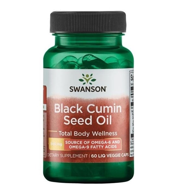 SWANSON Black Cumin Seed Oil, 500 mg (60 liquid vcaps)